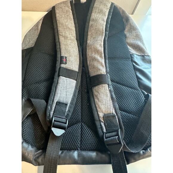 Nike Air Jordan Pivot Backpack Travel Gym Bag School Heather Gray Size Large - Picture 3 of 5